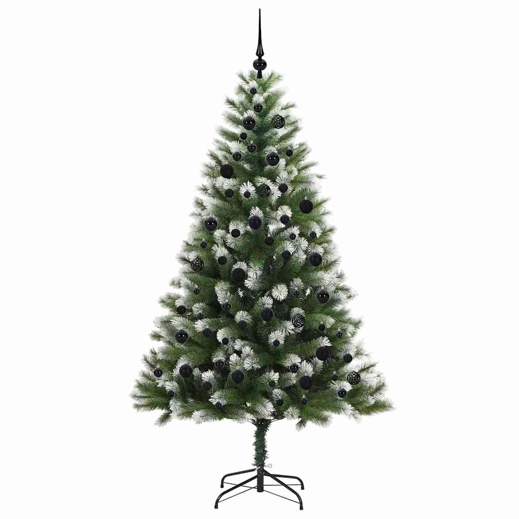 Τεχνητό Δέντρο Χριστουγέννων με μέρη που αναδιπλώνονται και χιονάκι - Pakobazaar