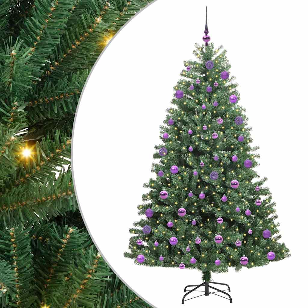 Τεχνητό Χριστουγεννιάτικο Δέντρο με Άξονα Πράσινο 210 cm - Pakobazaar