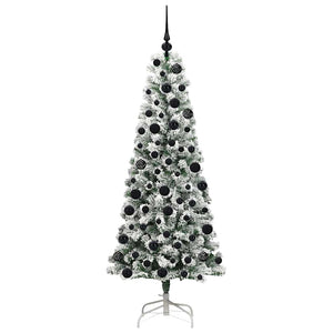 Τεχνητό Χριστουγεννιάτικο Δέντρο με Άξονα Πράσινο και Λευκό