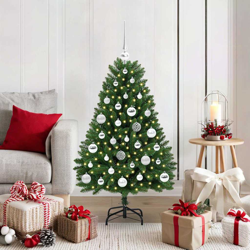 Τεχνητό Χριστουγεννιάτικο Δέντρο Πράσινο 120 cm PVC και Μέταλλο
