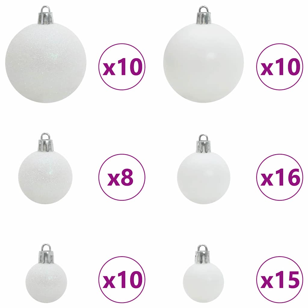 Τεχνητό Χριστουγεννιάτικο Δέντρο Πράσινο και Λευκό 270 cm