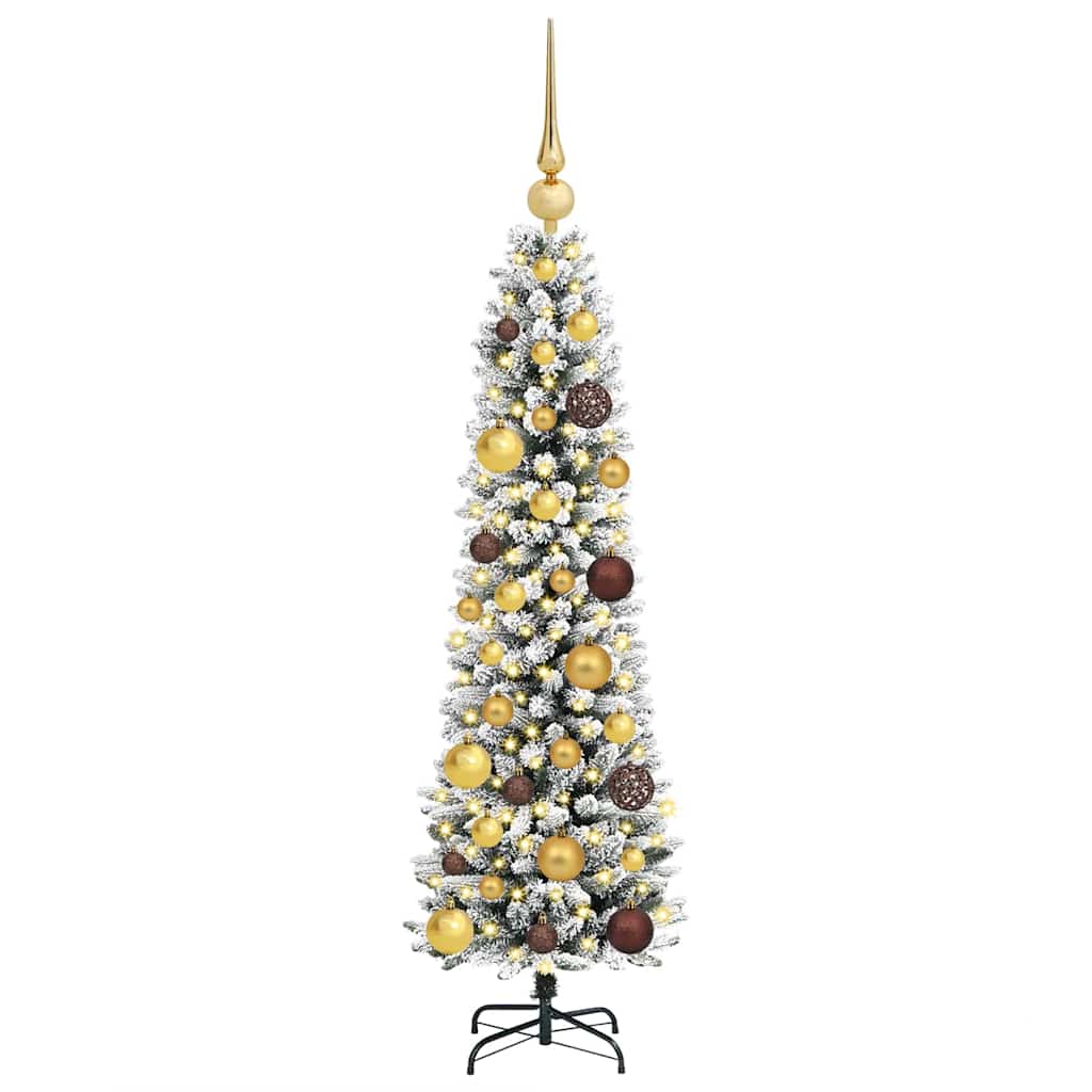 Τεχνητό Χριστουγεννιάτικο Δέντρο με 150 LED Λευκό 120 cm