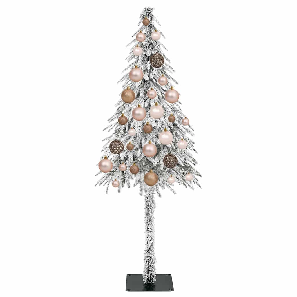 Χριστουγεννιάτικο Δέντρο με 150 LED Λευκό 120 cm ΠΕ και Ατσάλι - Pakobazaar