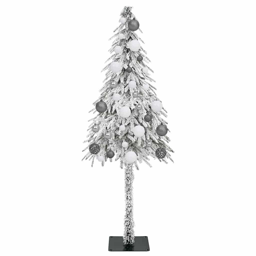 Χριστουγεννιάτικο Δέντρο με 150 LED Λευκό 120 cm ΠΕ και Ατσάλι - Pakobazaar