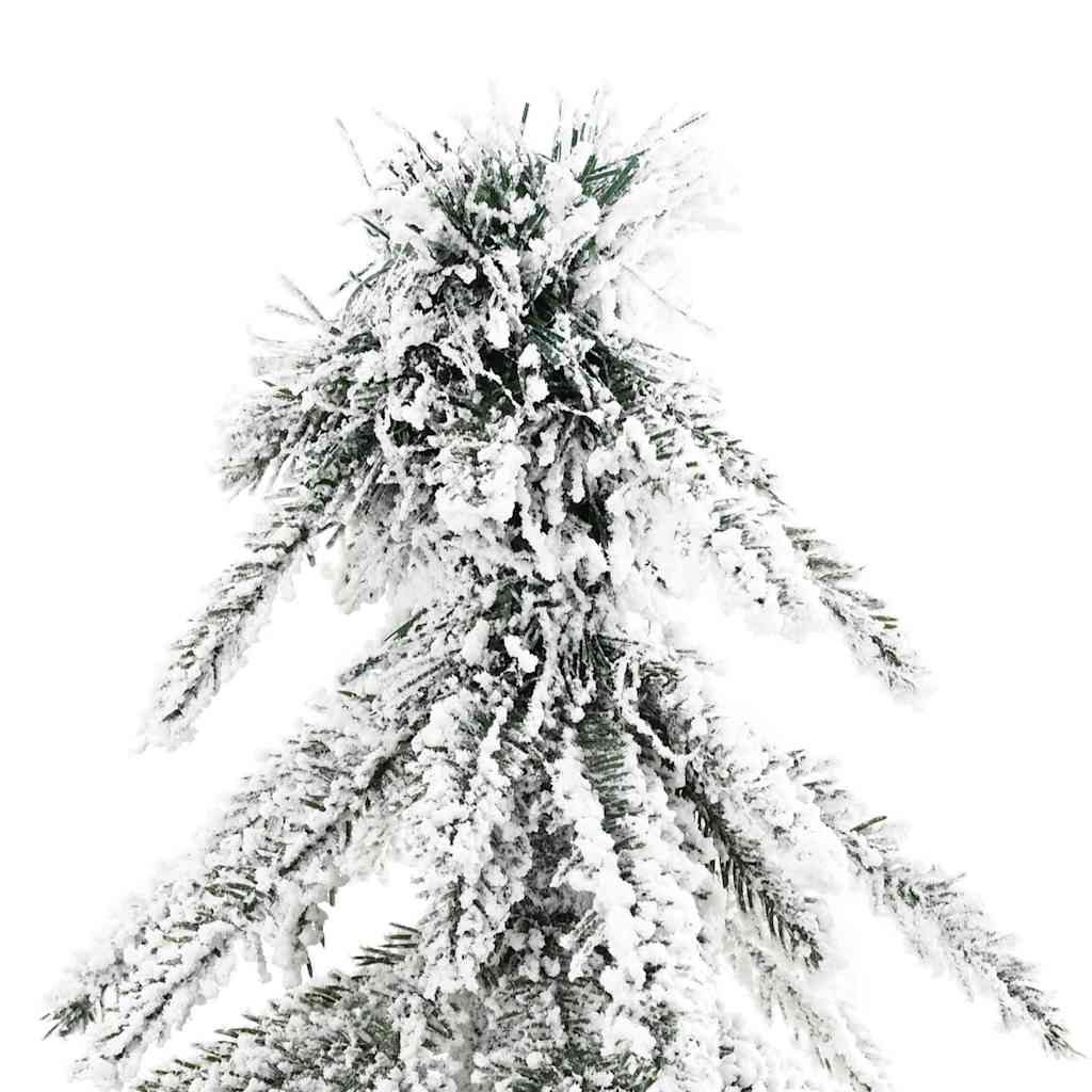 Χριστουγεννιάτικο Δέντρο με 150 LED Λευκό 120 cm ΠΕ και Ατσάλι - Pakobazaar