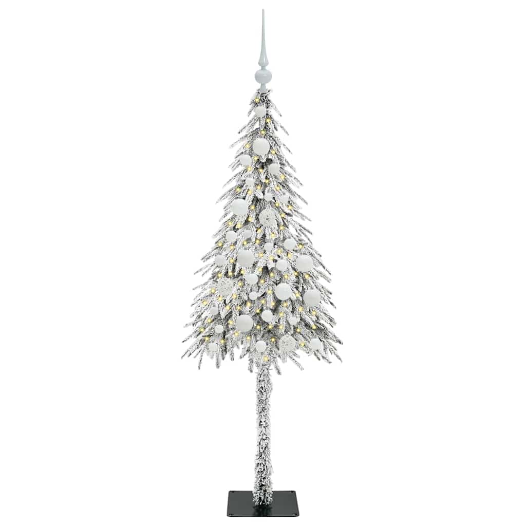 Χριστουγεννιάτικο Δέντρο με 150 LED Λευκό 120 cm ΠΕ και Ατσάλι