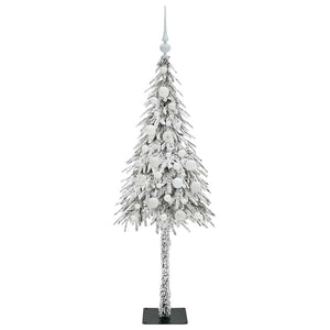 Χριστουγεννιάτικο Δέντρο με 150 LED Λευκό 120 cm ΠΕ και Ατσάλι
