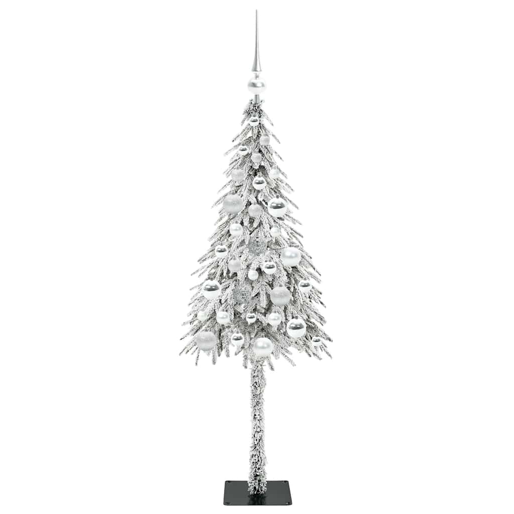 Χριστουγεννιάτικο Δέντρο με 150 LED Λευκό 120 cm ΠΕ και Ατσάλι