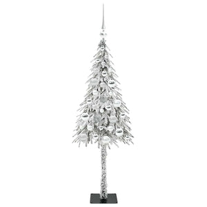 Χριστουγεννιάτικο Δέντρο με 150 LED Λευκό 120 cm ΠΕ και Ατσάλι