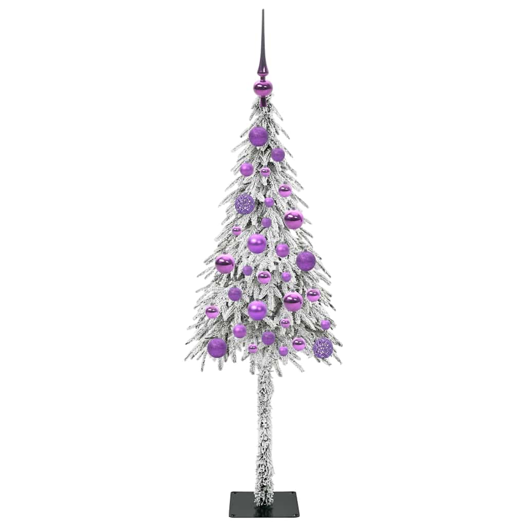 Χριστουγεννιάτικο Δέντρο με 150 LED Λευκό 120 cm ΠΕ και Ατσάλι - Pakobazaar