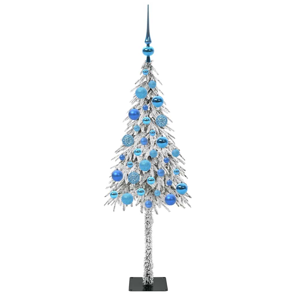 Χριστουγεννιάτικο Δέντρο με 150 LED Λευκό 120 cm ΠΕ και Ατσάλι - Pakobazaar