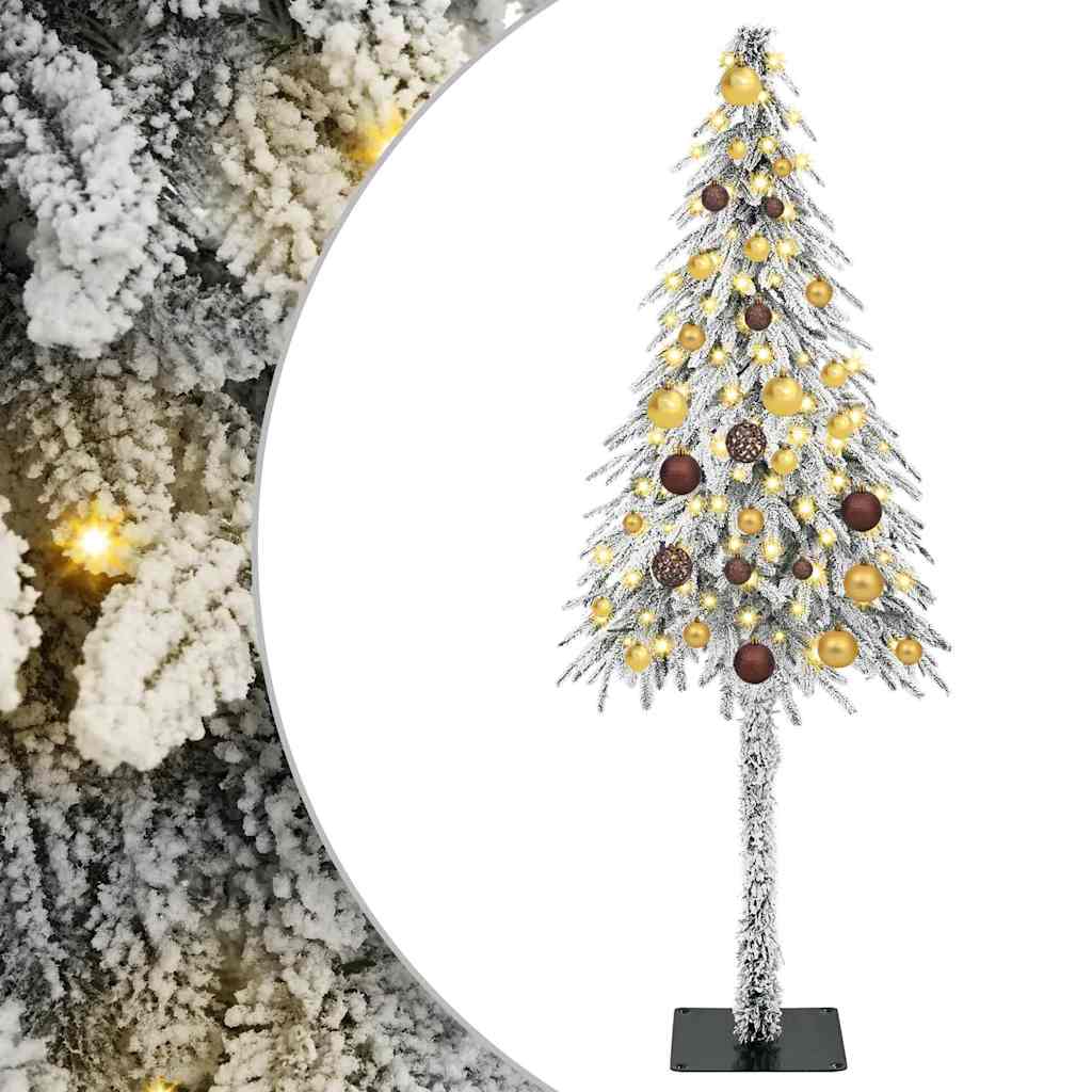 Χριστουγεννιάτικο Δέντρο με 150 LED Λευκό 150 cm ΠΕ και Ατσάλι - Pakobazaar