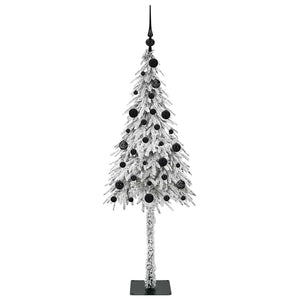 Χριστουγεννιάτικο Δέντρο με 150 LED Λευκό 150 cm ΠΕ και Ατσάλι