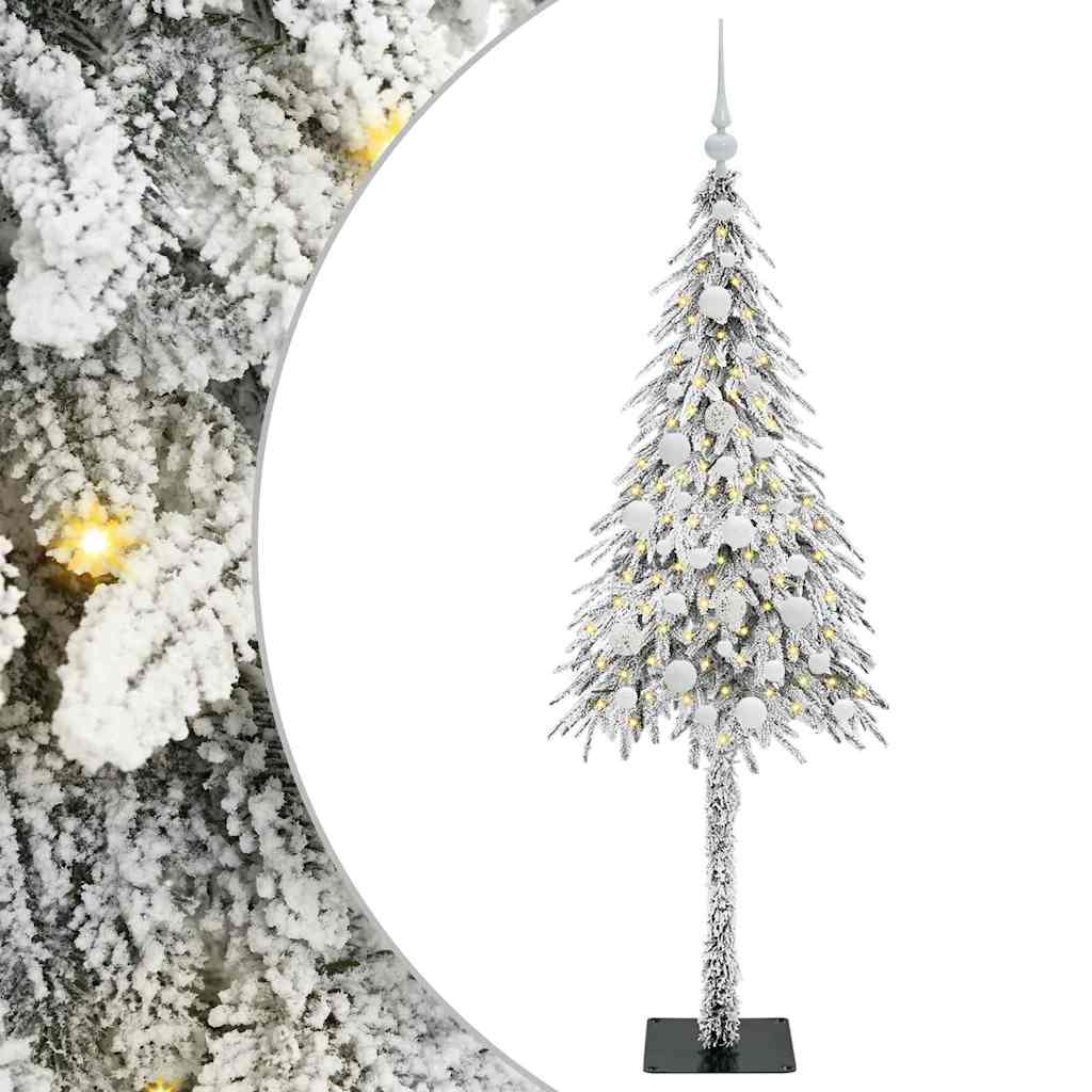 Χριστουγεννιάτικο Δέντρο με 150 LED Λευκό 150 cm ΠΕ και Ατσάλι