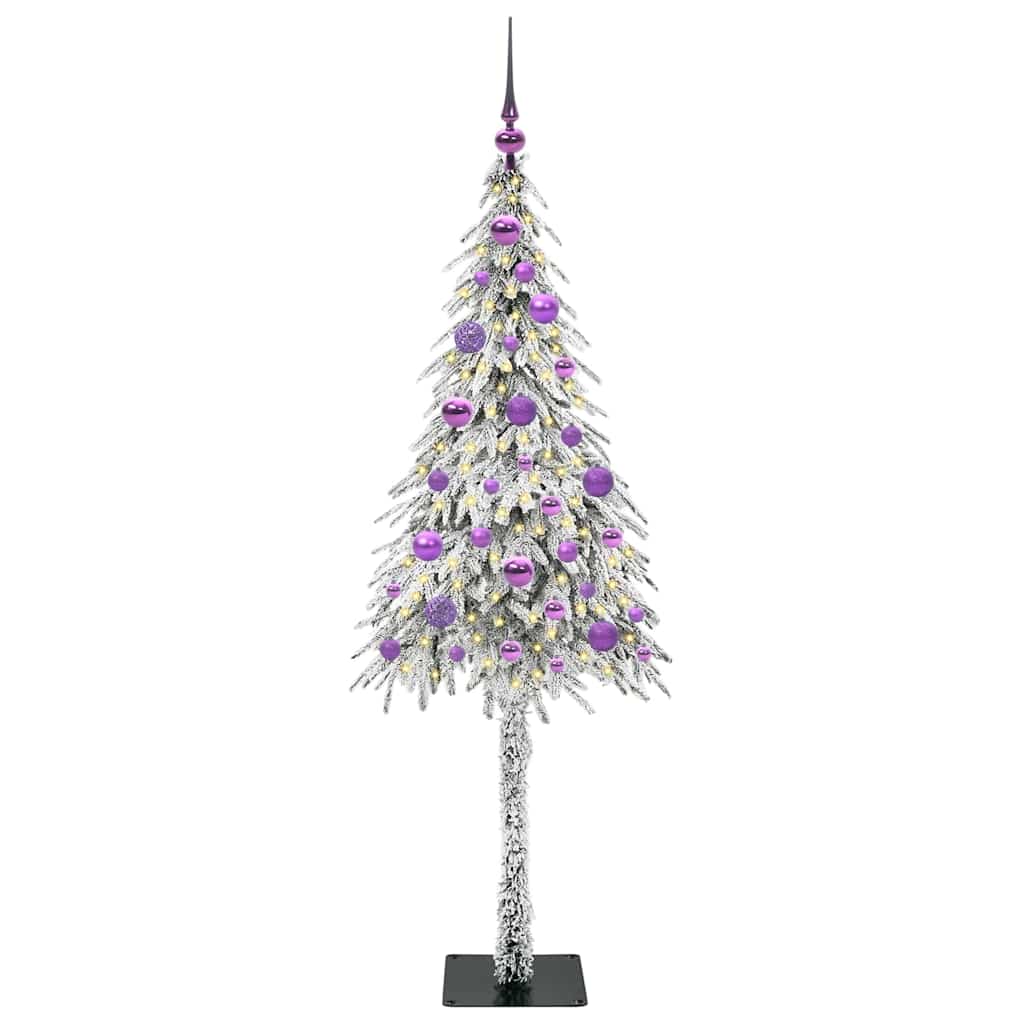 Χριστουγεννιάτικο Δέντρο με 150 LED Λευκό 150 cm ΠΕ και Ατσάλι