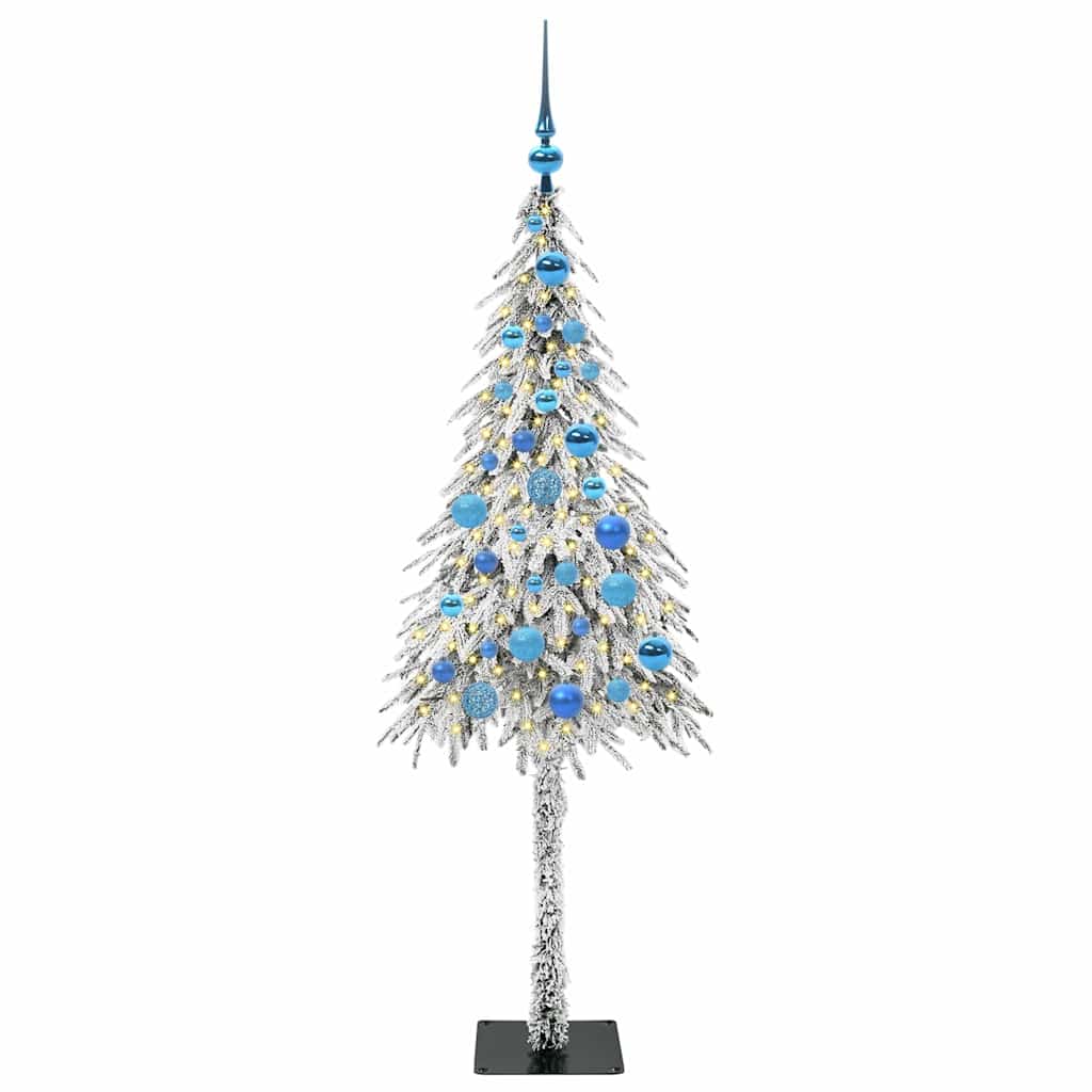 Χριστουγεννιάτικο Δέντρο με 150 LED Λευκό 150 cm ΠΕ και Ατσάλι