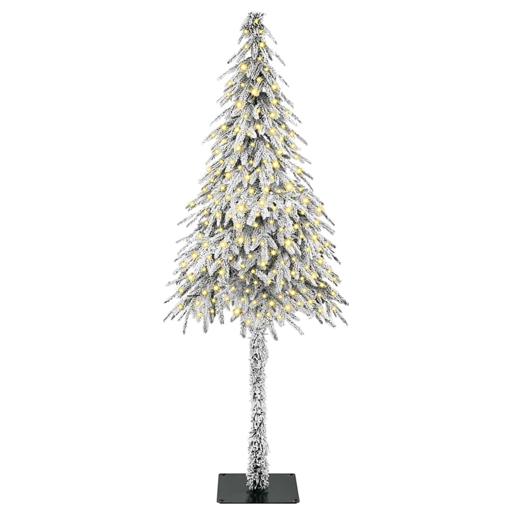Χριστουγεννιάτικο Δέντρο με 300 LED Λευκό 180 cm ΠΕ και Ατσάλι
