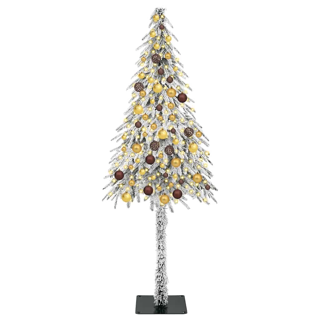 Χριστουγεννιάτικο Δέντρο με 300 LED Λευκό 180 cm ΠΕ και Ατσάλι - Pakobazaar