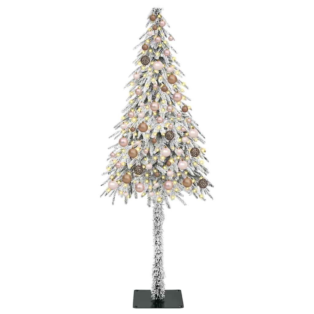 Χριστουγεννιάτικο Δέντρο με 300 LED Λευκό 180 cm ΠΕ και Ατσάλι