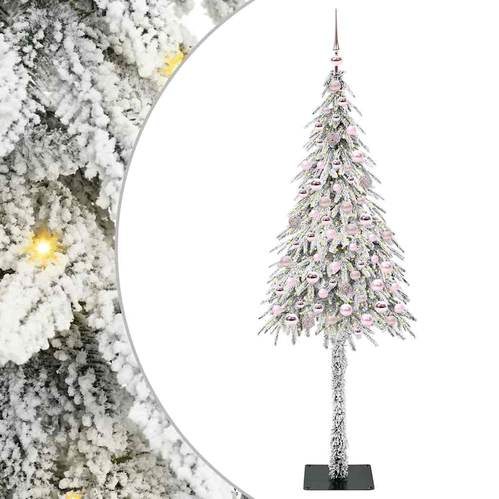 Χριστουγεννιάτικο Δέντρο με 300 LED Λευκό 180 cm ΠΕ και Ατσάλι