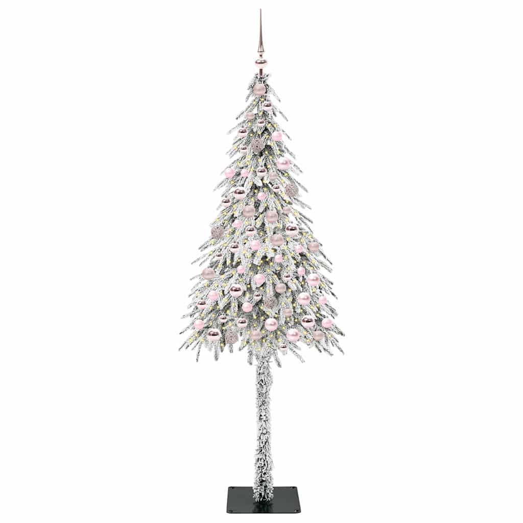 Χριστουγεννιάτικο Δέντρο με 300 LED Λευκό 180 cm ΠΕ και Ατσάλι