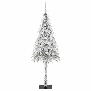 Χριστουγεννιάτικο Δέντρο με 300 LED Λευκό 180 cm ΠΕ και Ατσάλι