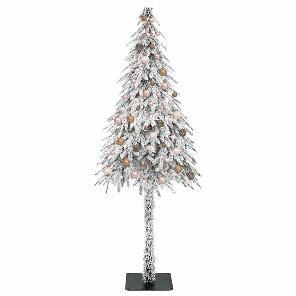 Χριστουγεννιάτικο Δέντρο με 300 LED Λευκό 210 cm ΠΕ και Ατσάλι - Pakobazaar