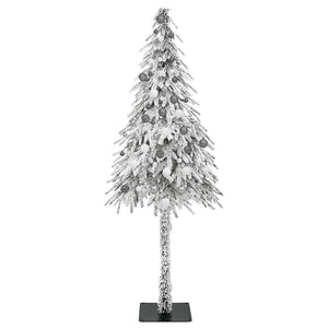 Χριστουγεννιάτικο Δέντρο με 300 LED Λευκό 210 cm ΠΕ και Ατσάλι - Pakobazaar