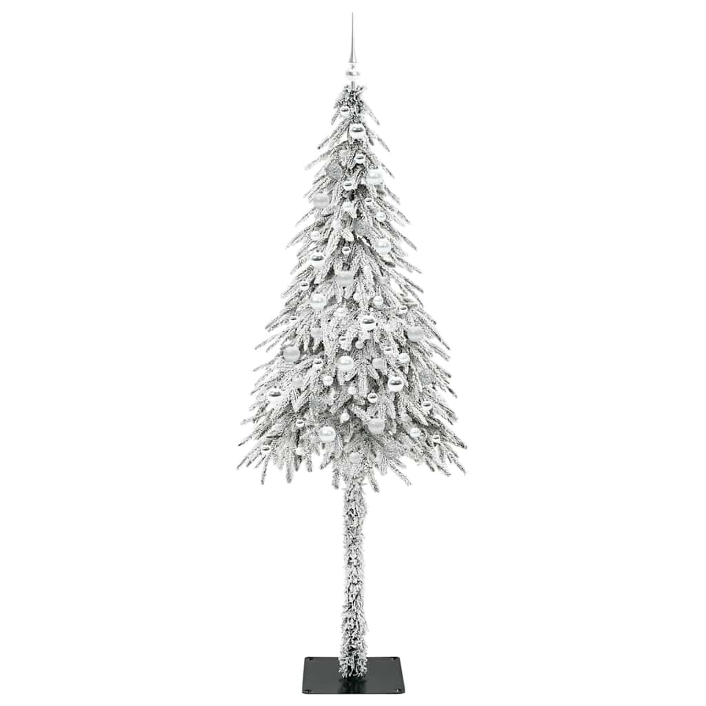 Χριστουγεννιάτικο Δέντρο με 300 LED Λευκό 210 cm ΠΕ και Ατσάλι - Pakobazaar