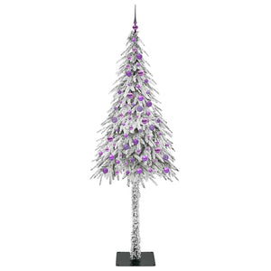 Χριστουγεννιάτικο Δέντρο με 300 LED Λευκό 210 cm ΠΕ και Ατσάλι