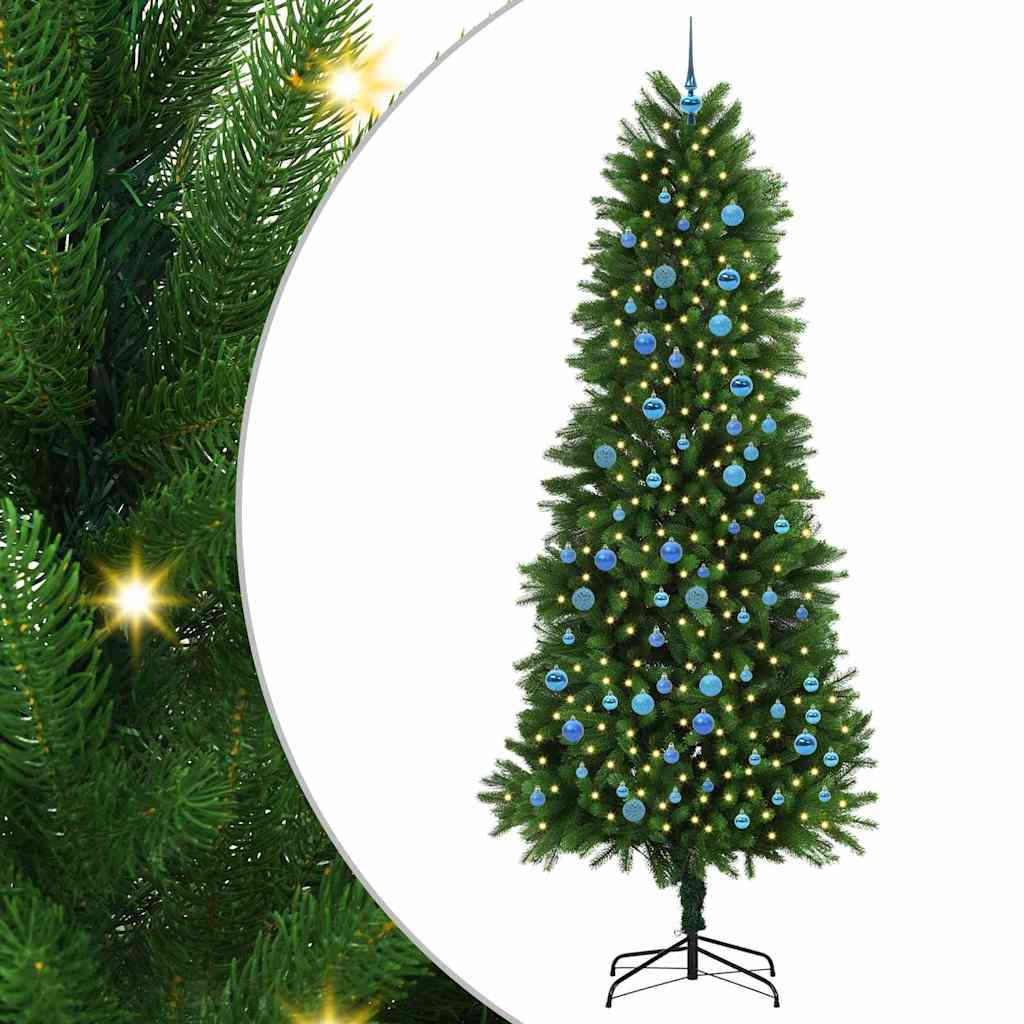 Χριστουγεννιάτικο Δέντρο με 300 LED με βάση Πράσινο 240 cm PE