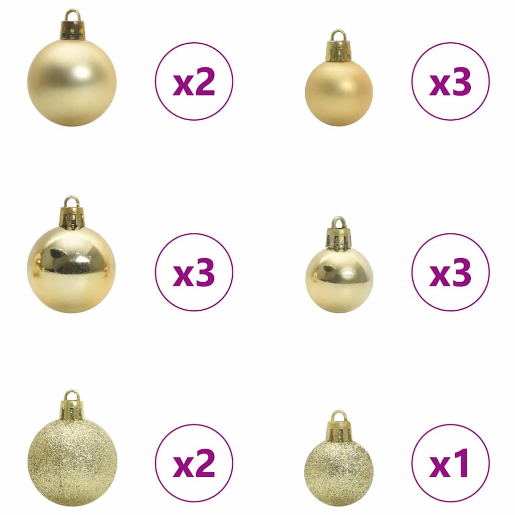 Χριστουγεννιάτικο Δέντρο με 150 LED με βάση Ασημί 120 cm PET - Pakobazaar