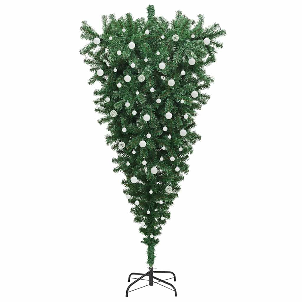 Αναποδο Christmas Tree με μπάλα και προεγκατεστημένο φωτισμό - Pakobazaar