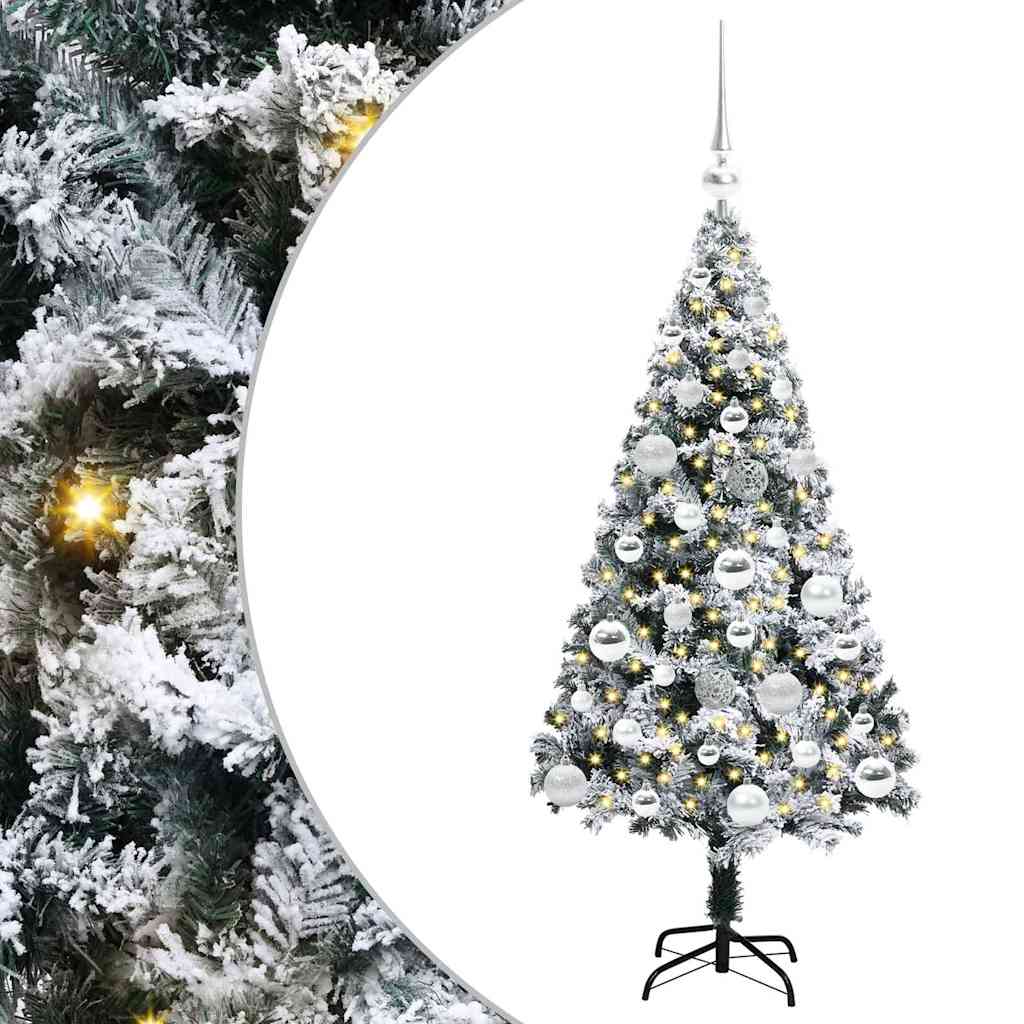 Τεχνητό Χριστουγεννιάτικο Δέντρο με 150 LED Λευκό 120 cm