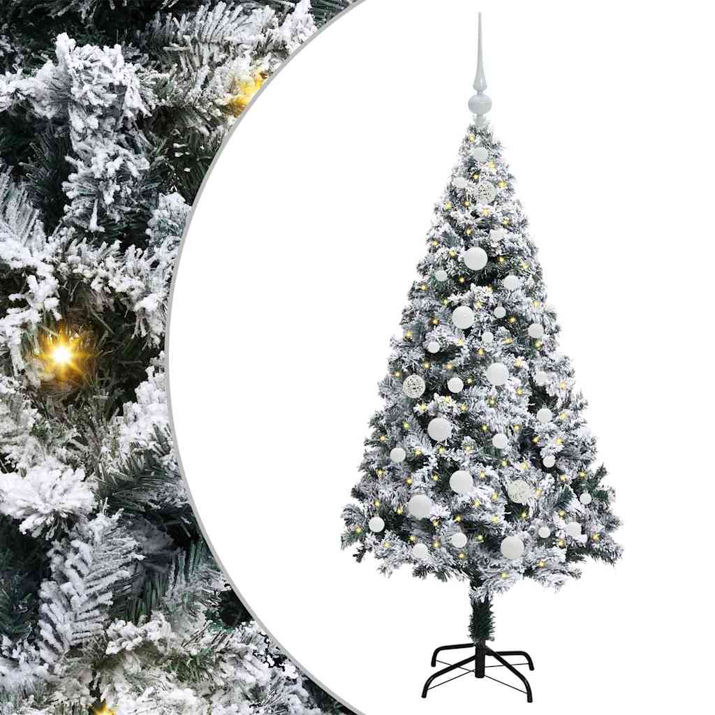 Τεχνητό Χριστουγεννιάτικο Δέντρο με 150 LED Λευκό 150 cm