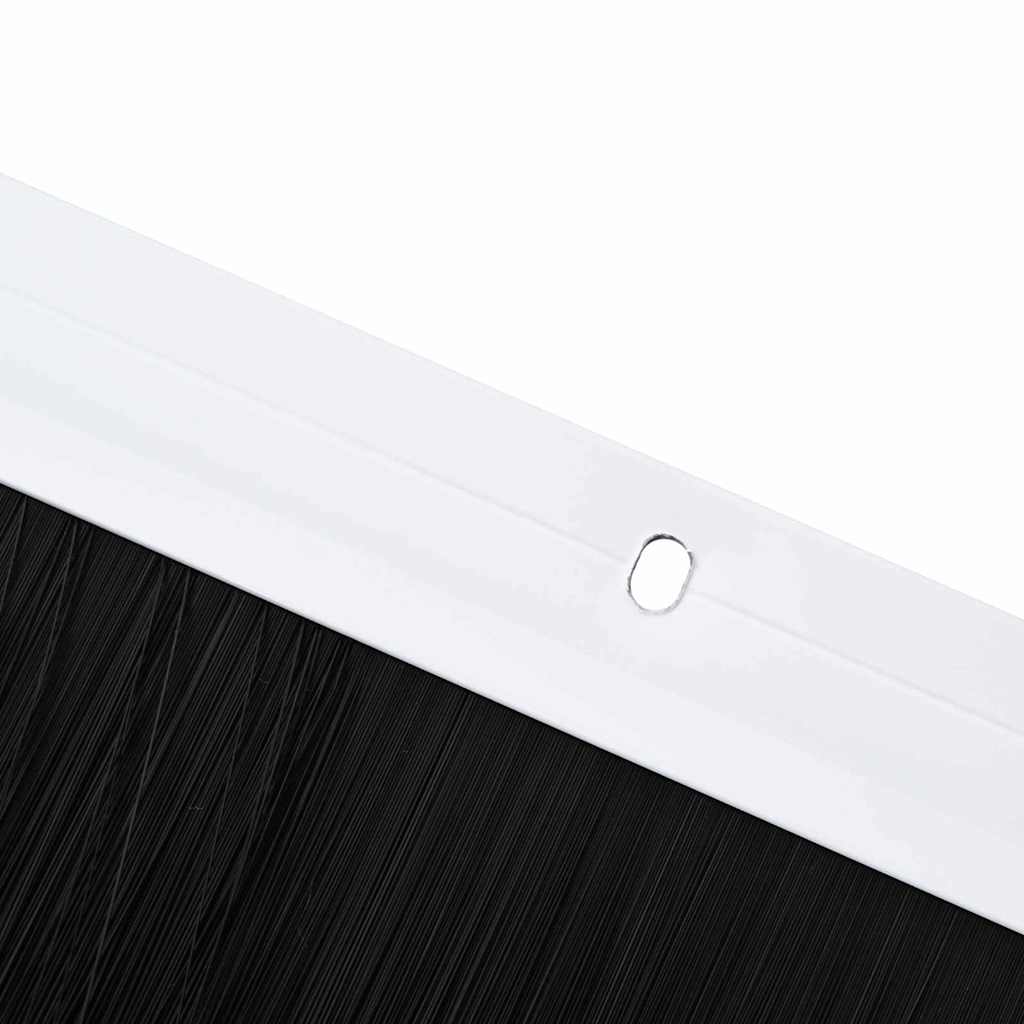 Σφραγίδες πόρτας με βούρτσες που προσαρτώνται 2 pcs Λευκό