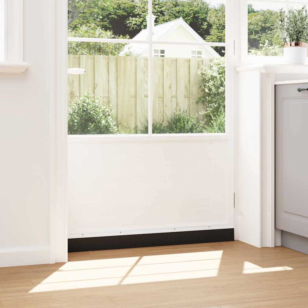 Σφραγίδες πόρτας με βούρτσες που προσαρτώνται 6 pcs Λευκό - Pakobazaar