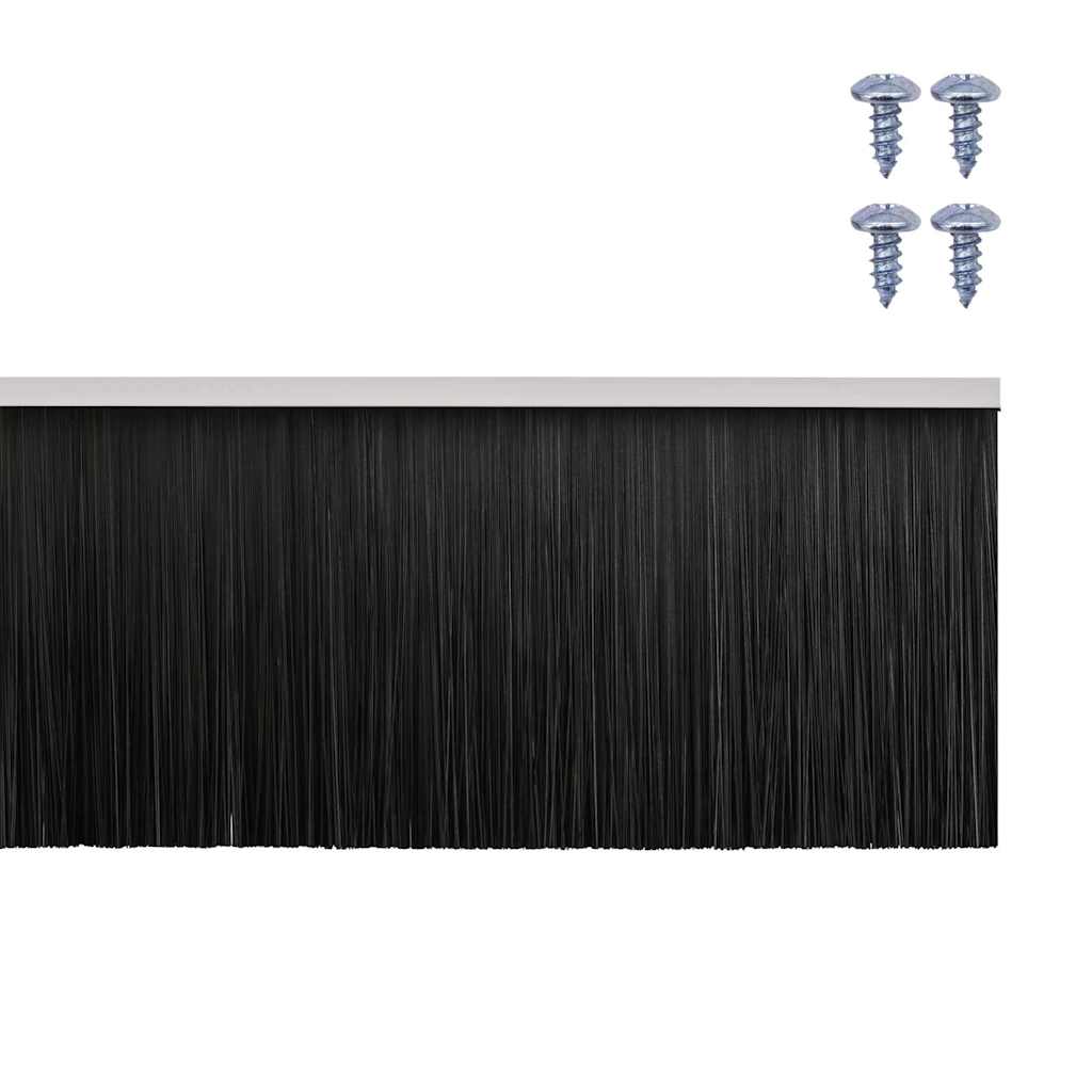 Σφραγίδες πόρτας με βούρτσες που προσαρτώνται 6 pcs Λευκό