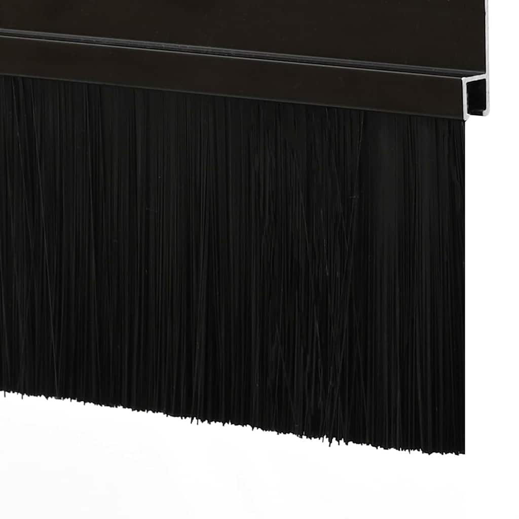 Αυτοκόλλητες σφραγίδες πόρτας 6 pcs Μαύρο 100 cm