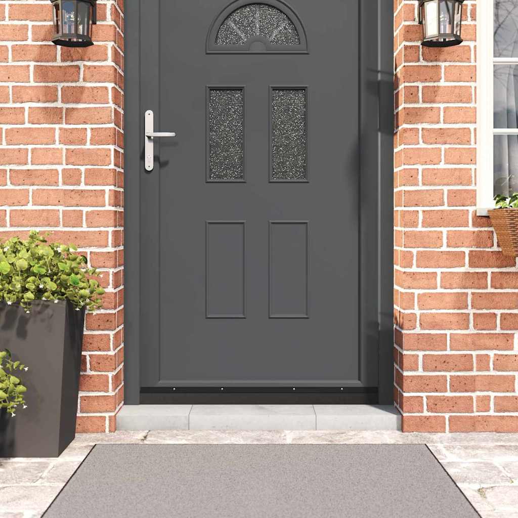 Σφραγίδες πόρτας με βούρτσες που προσαρτώνται 2 pcs Μαύρο