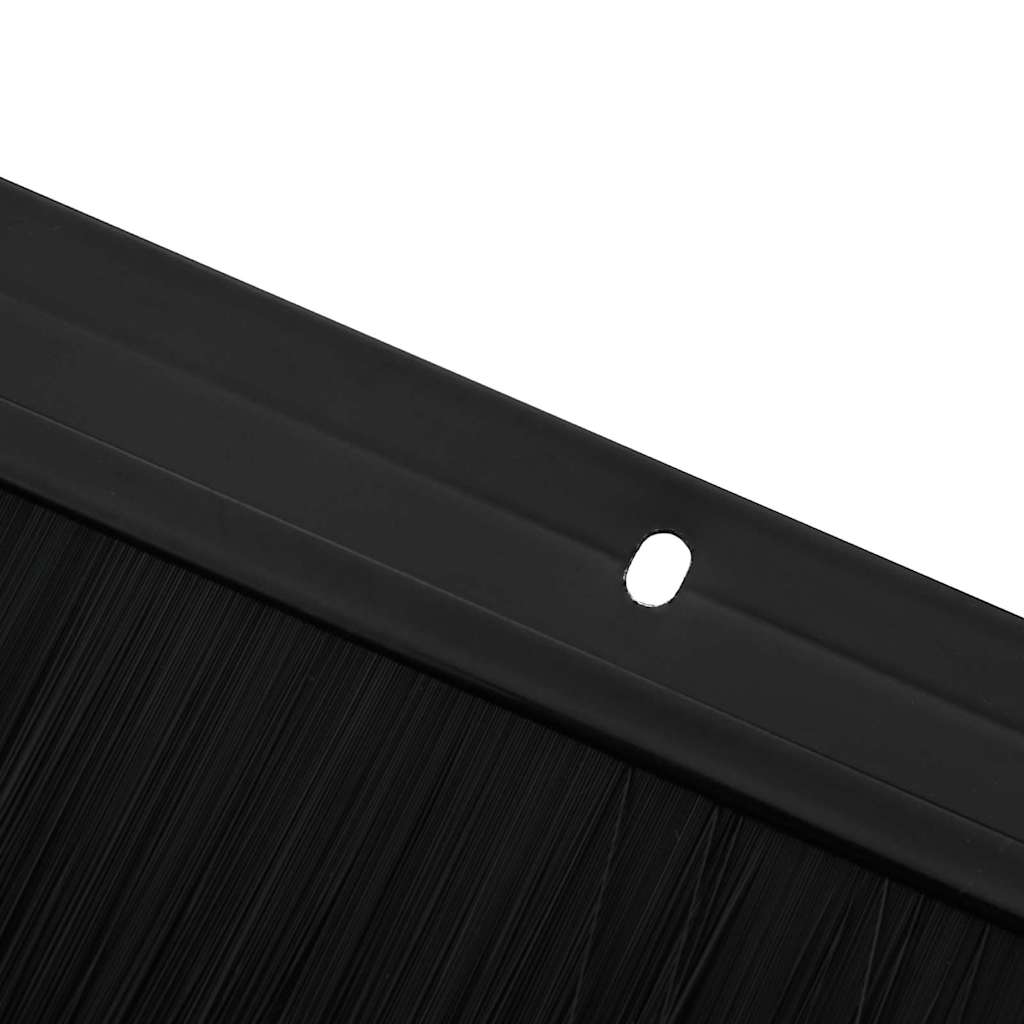 Σφραγίδες πόρτας με βούρτσες που προσαρτώνται 6 pcs Μαύρο