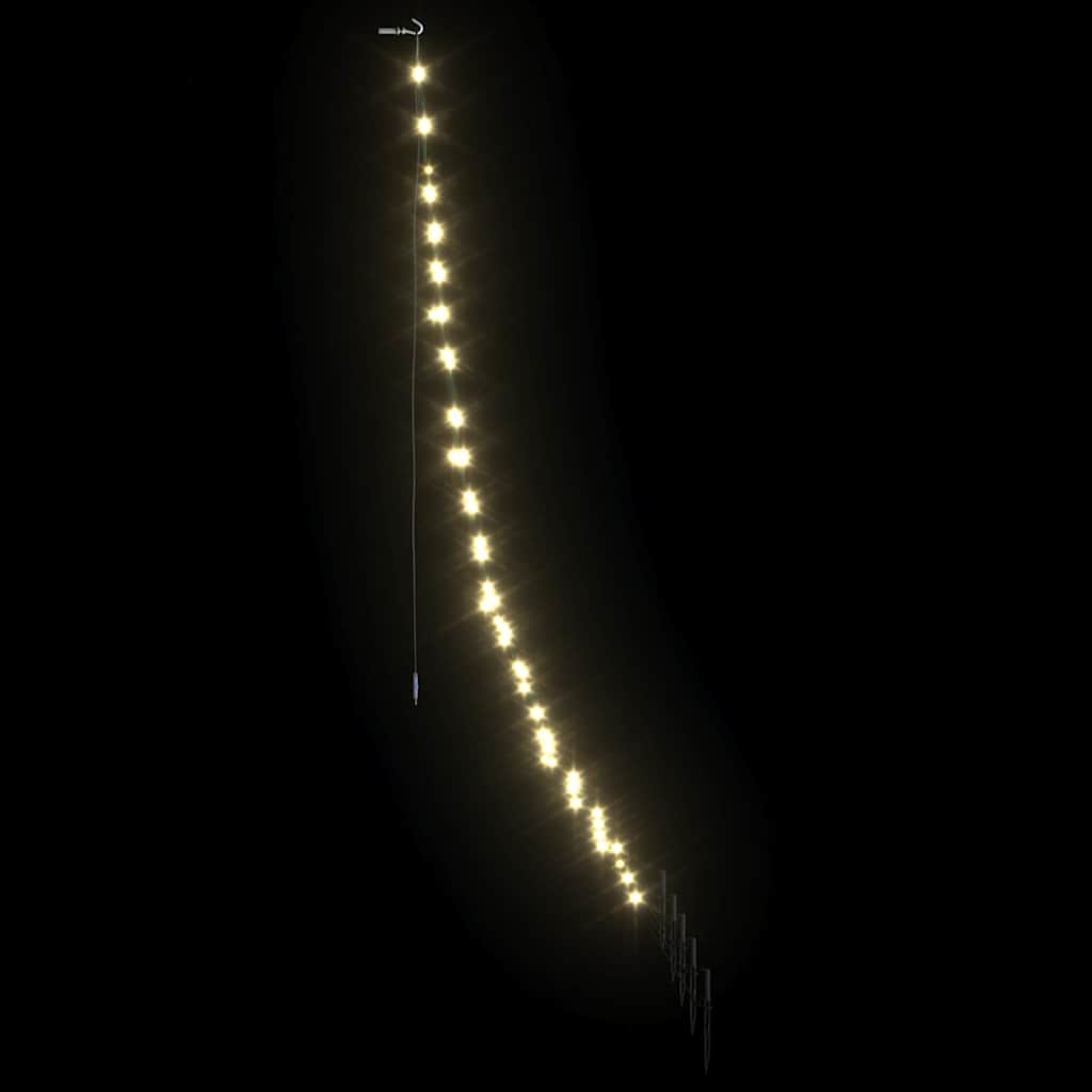 Χριστουγεννιάτικο Δέντρο LED με Σφήνες Εδάφους 182 εκ Μέταλλο - Pakobazaar