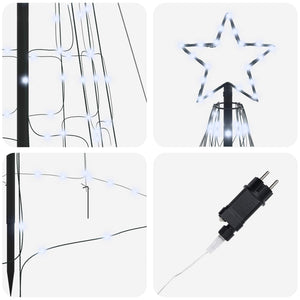 LED Χριστουγεννιάτικο Δέντρο EKENAS 400 εκ. 800 LED Ψυχρό λευκό