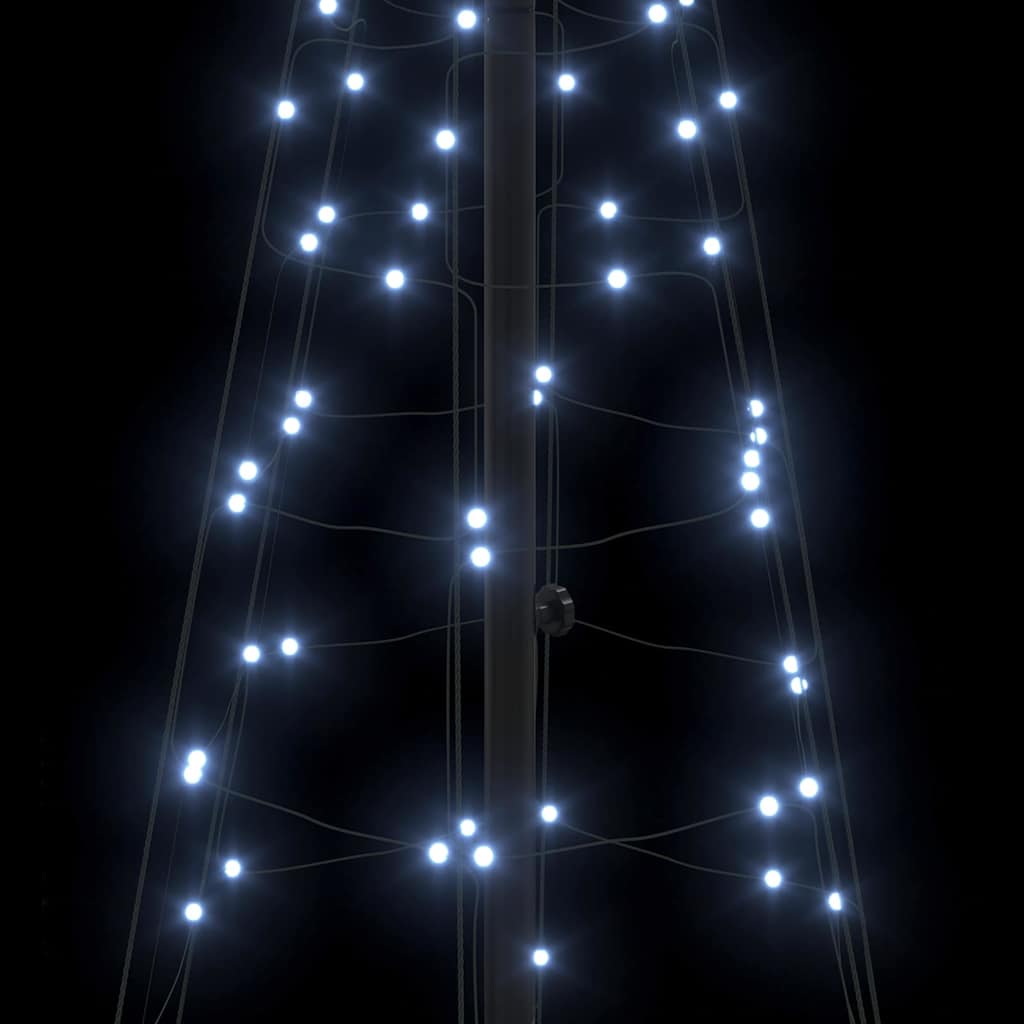 LED Χριστουγεννιάτικο Δέντρο με βάση Ψυχρό λευκό 250 cm Σίδερο