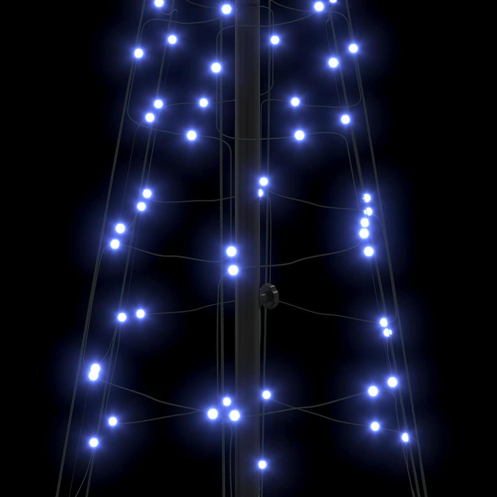 LED Χριστουγεννιάτικο Δέντρο με 390 LED Μπλε 250 cm Σίδερο