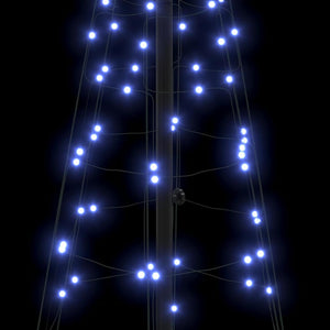 LED Χριστουγεννιάτικο Δέντρο με 390 LED Μπλε 250 cm Σίδερο
