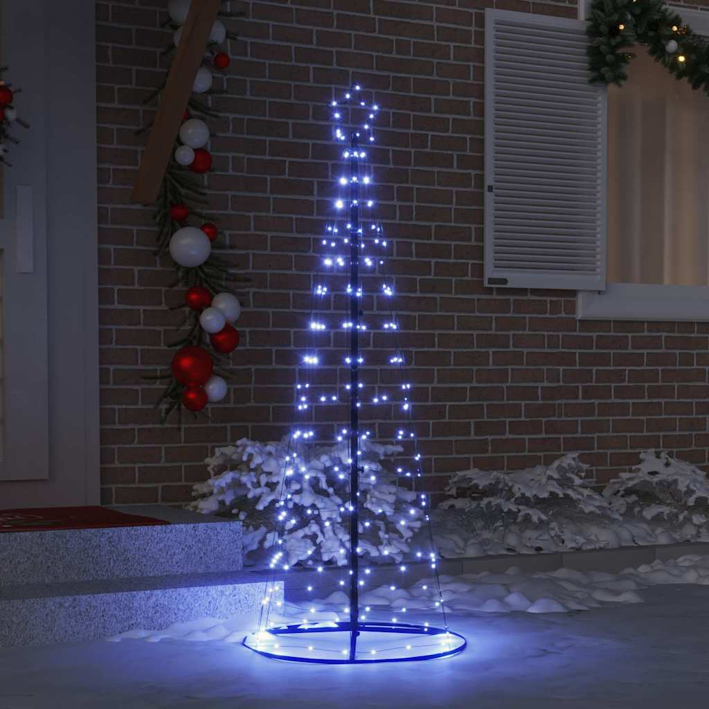 LED Χριστουγεννιάτικο Δέντρο με 390 LED Μπλε 250 cm Σίδερο