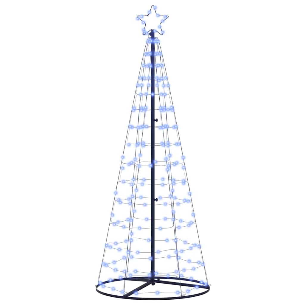 LED Χριστουγεννιάτικο Δέντρο με 390 LED Μπλε 250 cm Σίδερο