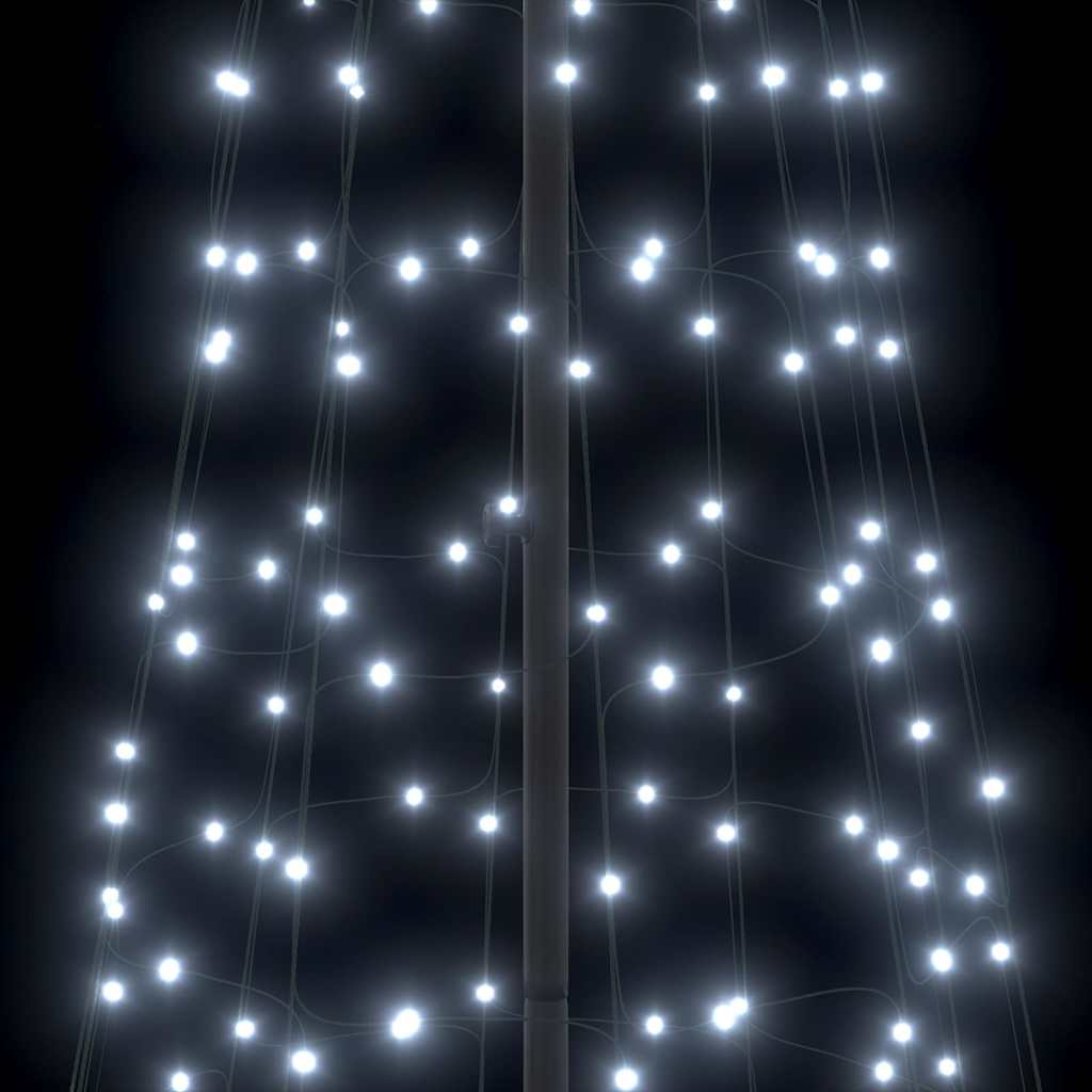 LED Χριστουγεννιάτικο Δέντρο με βάση Ψυχρό λευκό 400 cm Σίδερο