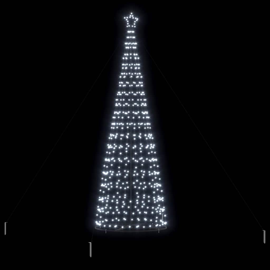 LED Χριστουγεννιάτικο Δέντρο με βάση Ψυχρό λευκό 400 cm Σίδερο